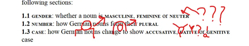 sitelen tan lipu pi nasin toki Tosi. sitelen mije li jo e linja tawa nimi "Masculine". sitelen meli li jo e linja tawa nimi "Feminine". ni li jo e linja tawa nimi "Neuter": tonsi anu seme a.